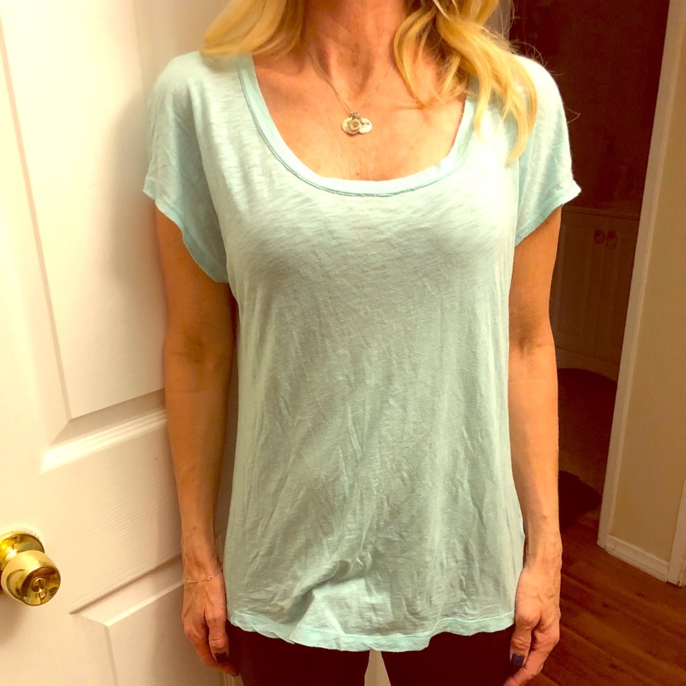 Splendid blue tee